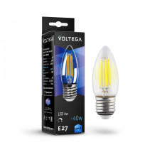 Лампа Voltega Crystal SLVG10-C1E27cold5W-FD