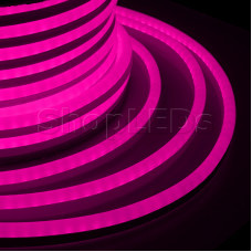 Гибкий Неон LED - розовый, бухта 50м, SL131-017