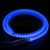 Гибкий Неон LED SMD, форма - D, синий, 120 LED/м,  бухта 100м