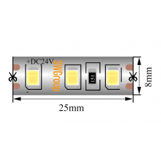 Лента светодиодная SWG SWG212 SL00-00021281 SWG2120-24-9.6-WW-65-M